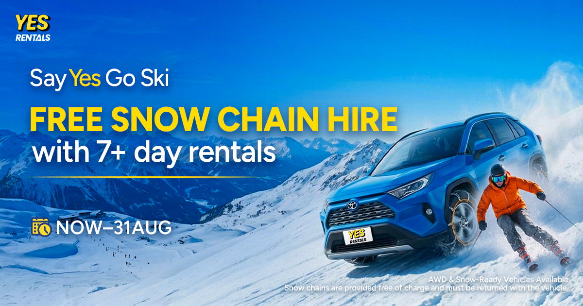 Free Snow Chain Hire with 7+ day rentals