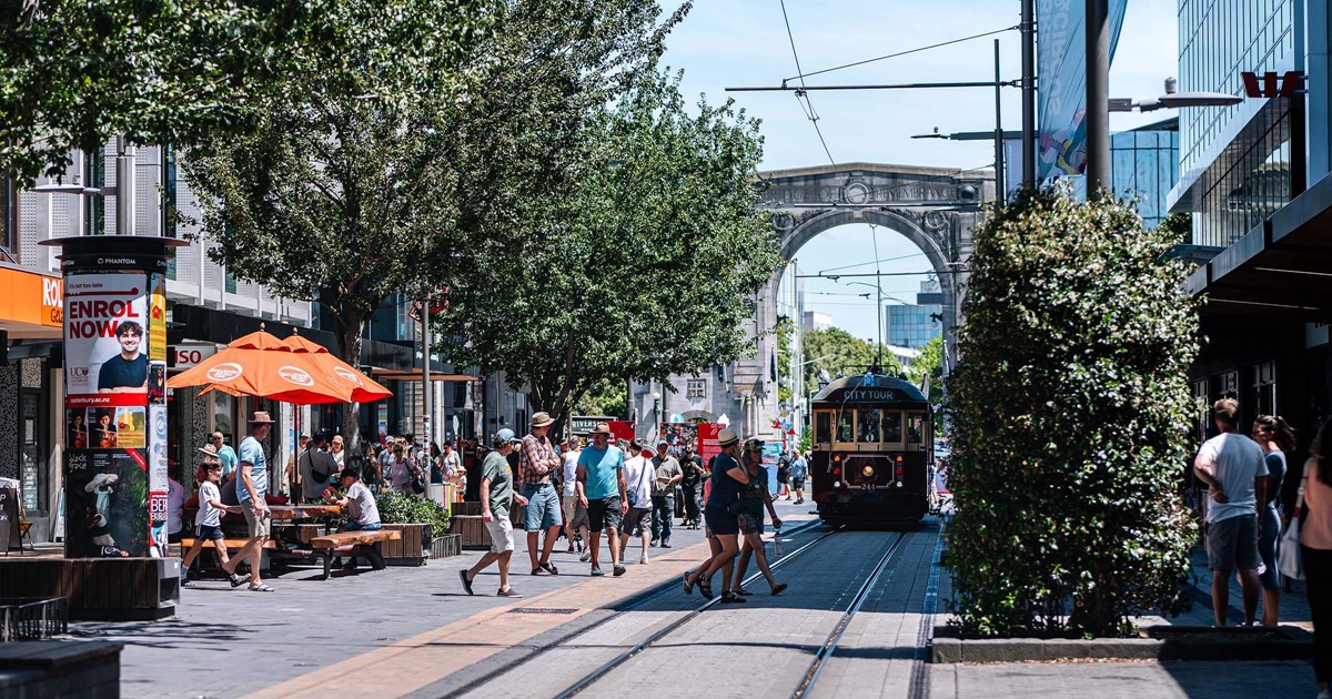 Christchurch City car rental popular spots